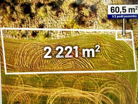 stavební pozemek o celkové výměře 2281 m2