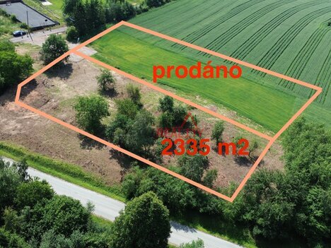 Stavební pozemek 2 335 m², Černíkovice u Dřevce, okres Plzeň-sever