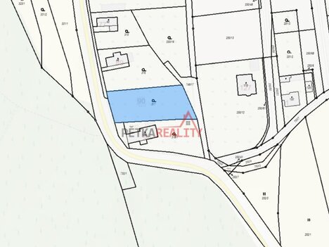 Prodej stavebního pozemku 1097 m²